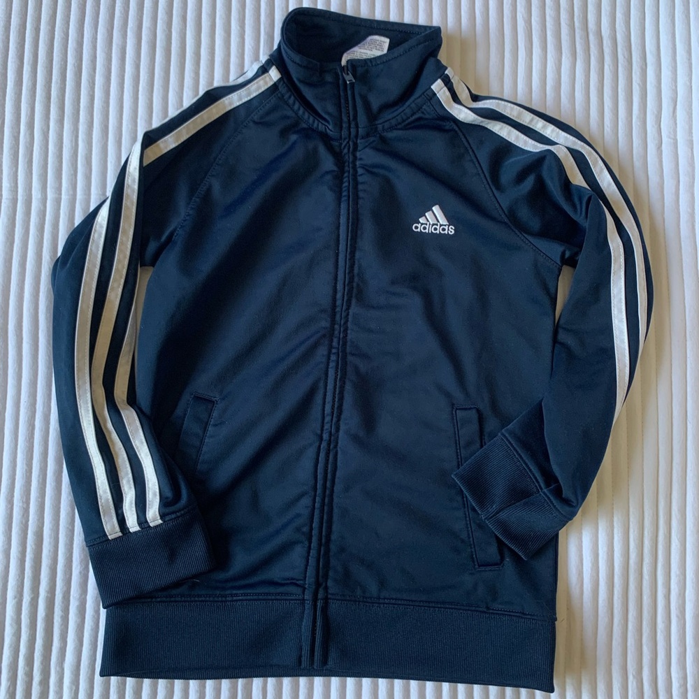Adidas Navy Blue Track Jacket